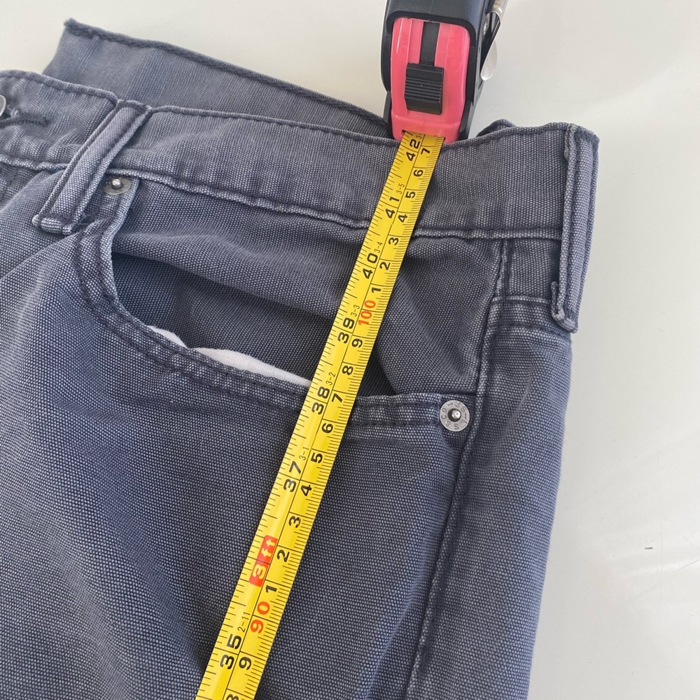 Levi Blue Slacks 34x32 - Picture 4 of 8